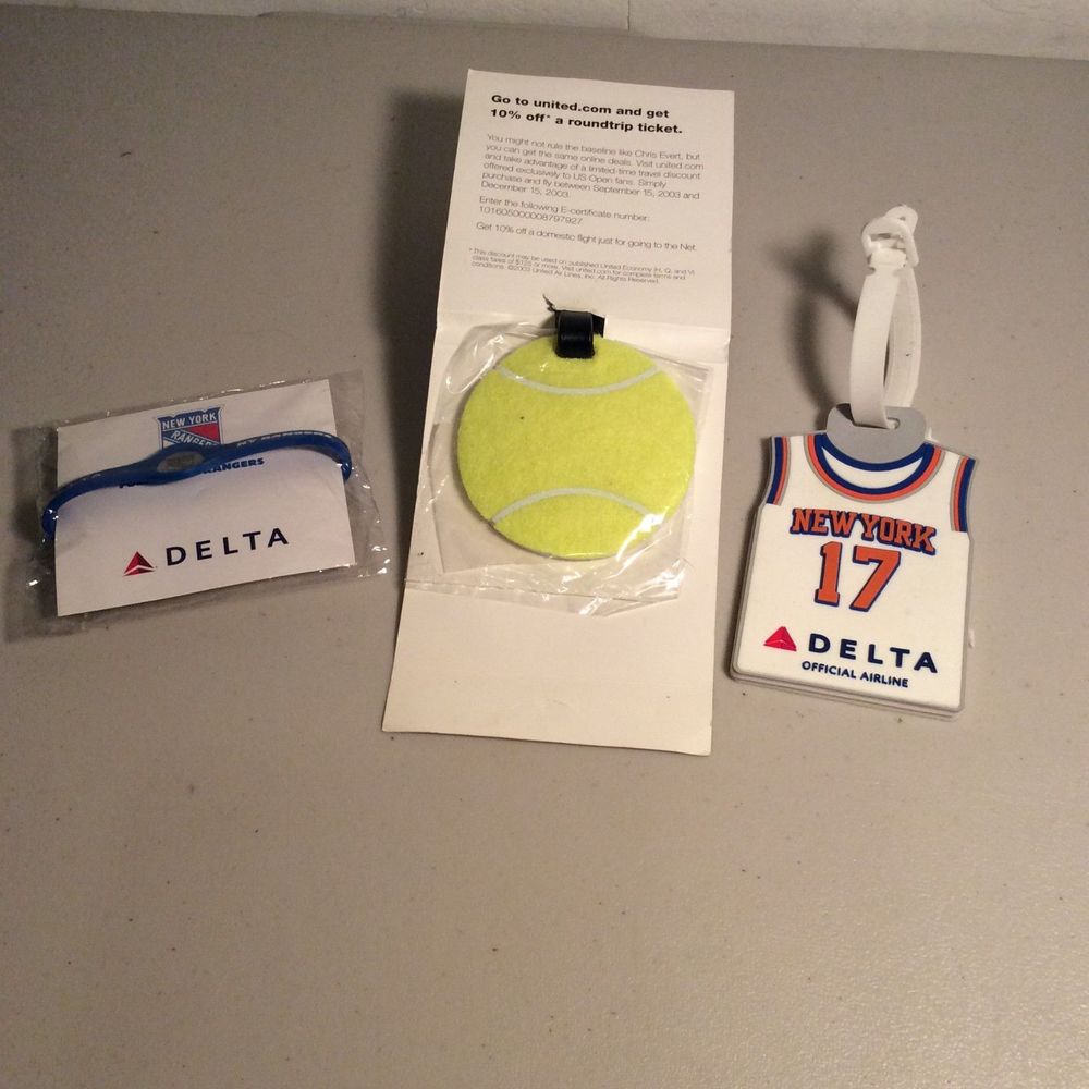 Rangers Waist Band,Tennis and Knicks Luggage Tags